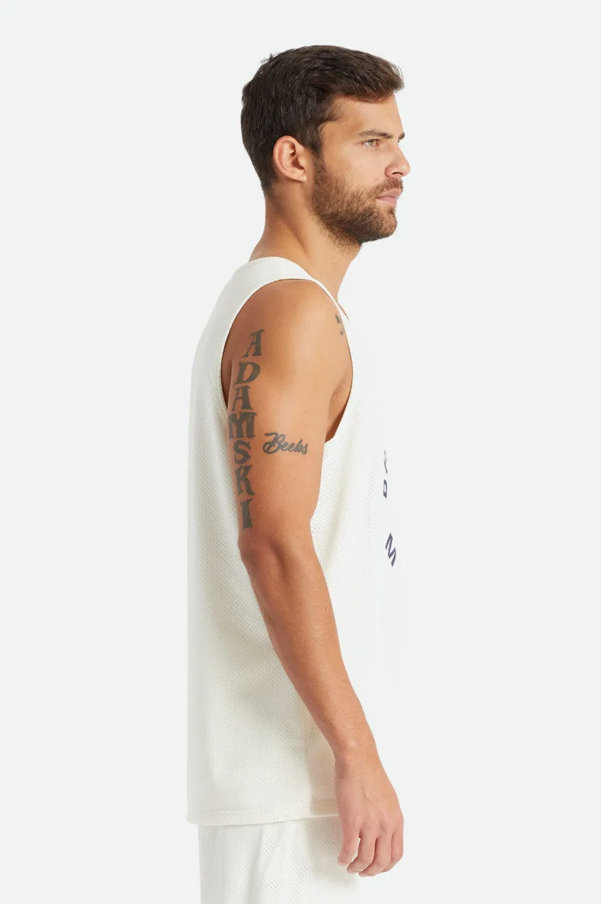 Shield Crest Tank - Off White sold by Brixton product image thumbnail 3