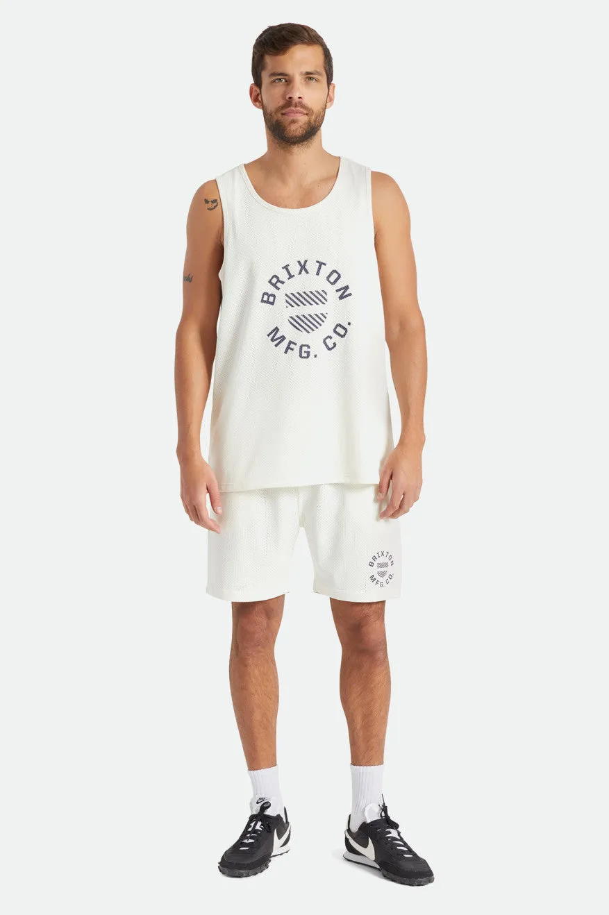Shield Crest Tank - Off White sold by Brixton product image thumbnail 2
