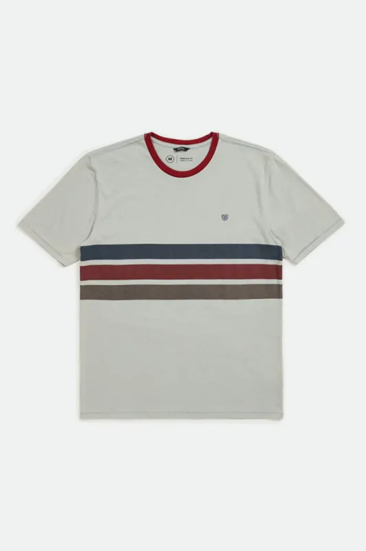 B-Shield S/S Premium Tee - Blue Stone sold by Brixton