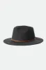 Wesley Fedora - Heather/Black sold by Brixton