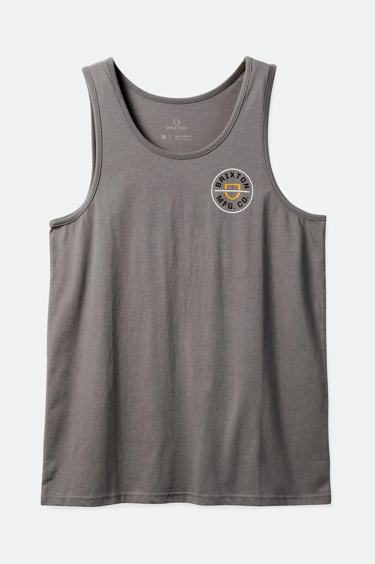 Crest Tank - Pebble Sun Wash sold by Brixton