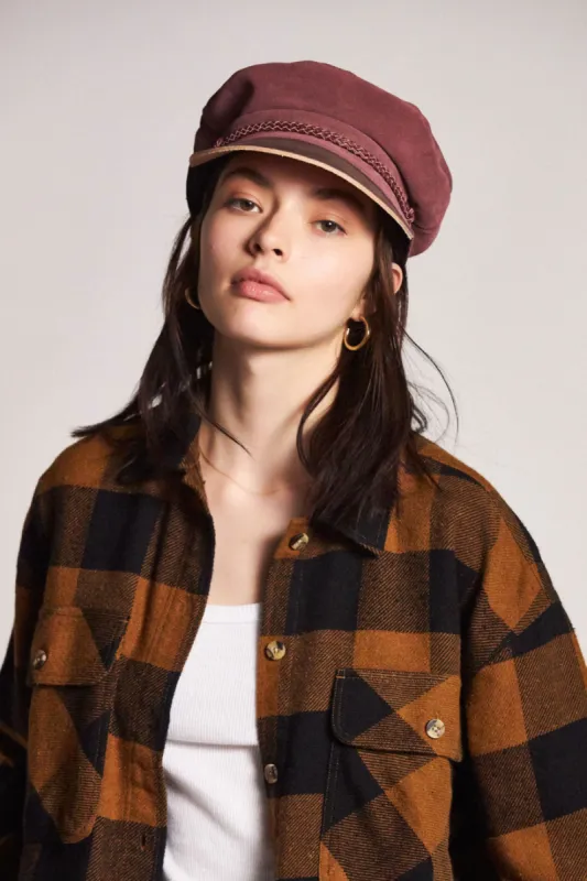 Kayla Cap - Mauve/Maroon sold by Brixton