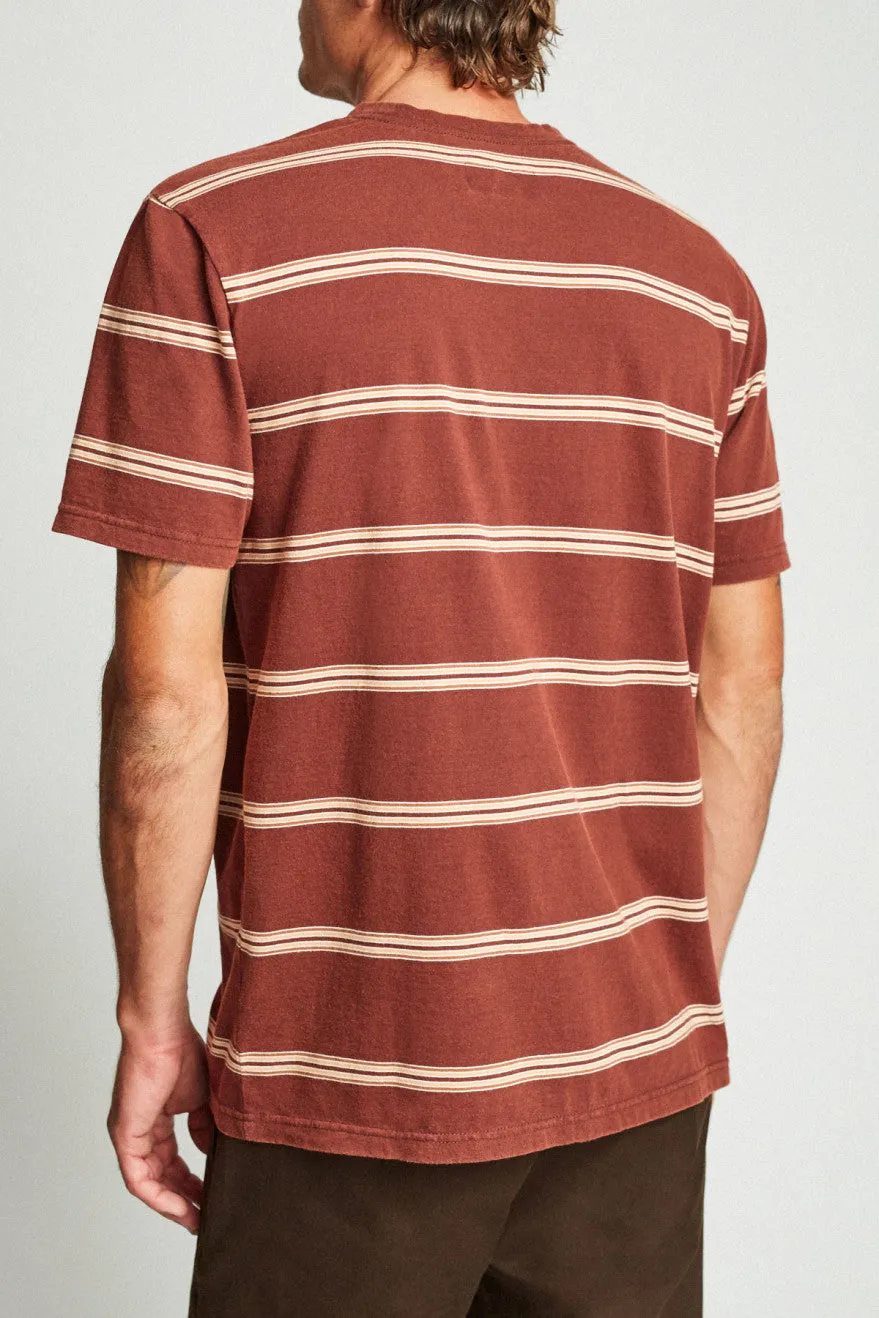 Hilt Washed S/S Pocket Tee - Chestnut sold by Brixton product image thumbnail 3