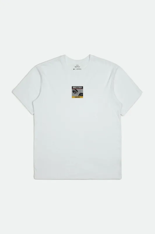 Stare S/S Standard Tee - White sold by Brixton