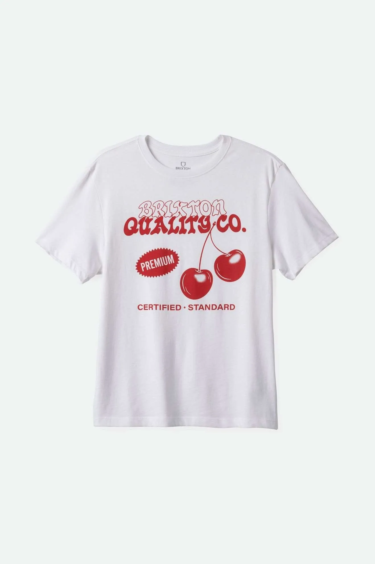 Premium Cherry Vintage Crew T-Shirt - White sold by Brixton product image thumbnail 2
