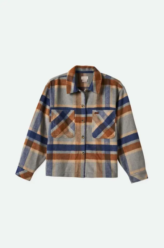 Bowery Women's Soft Brushed L/S Flannel - Dark Denim sold by Brixton