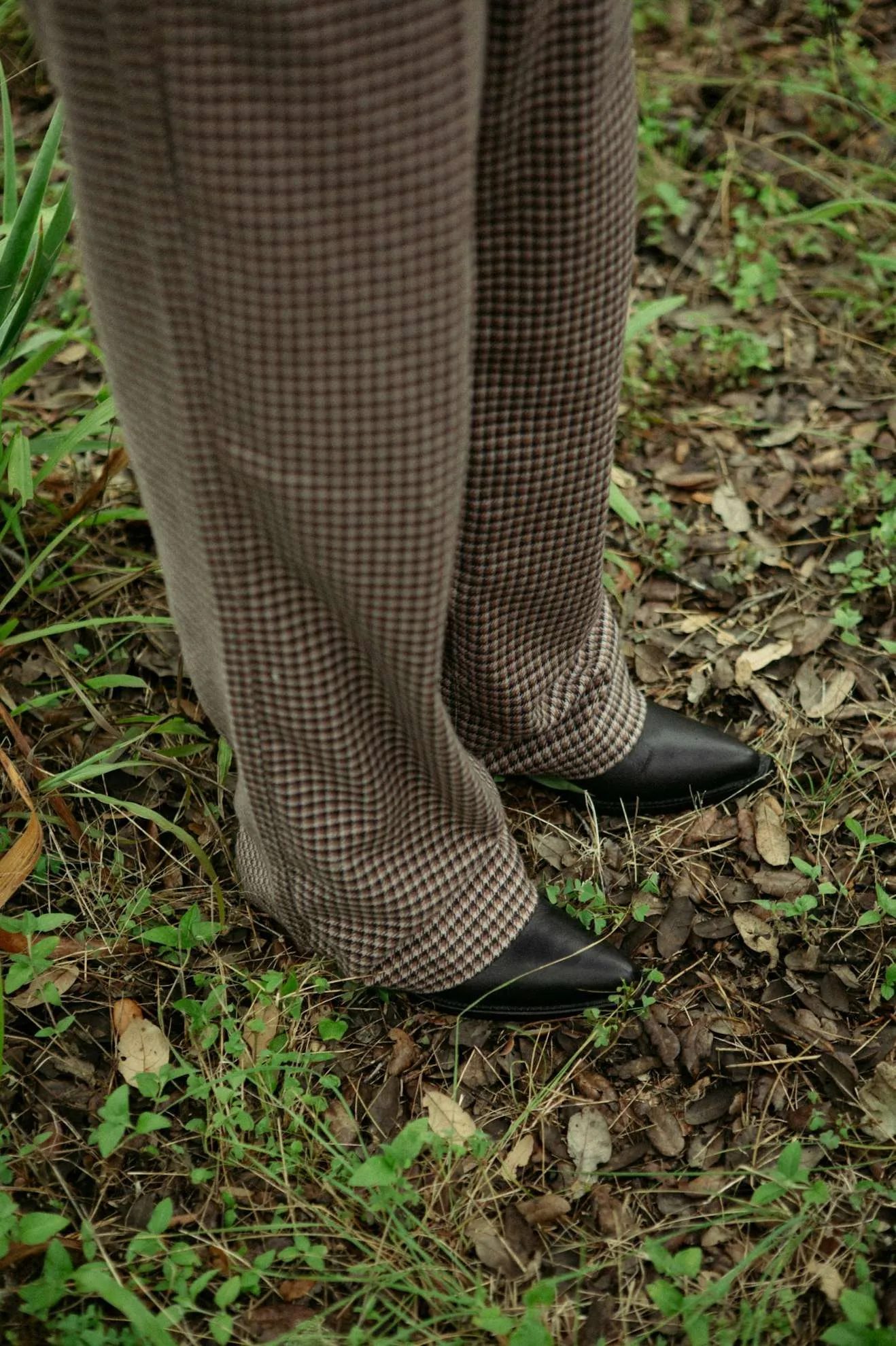 Ludlow Trouser Pant - Pinecone Brown Houndstooth sold by Brixton product image thumbnail 4