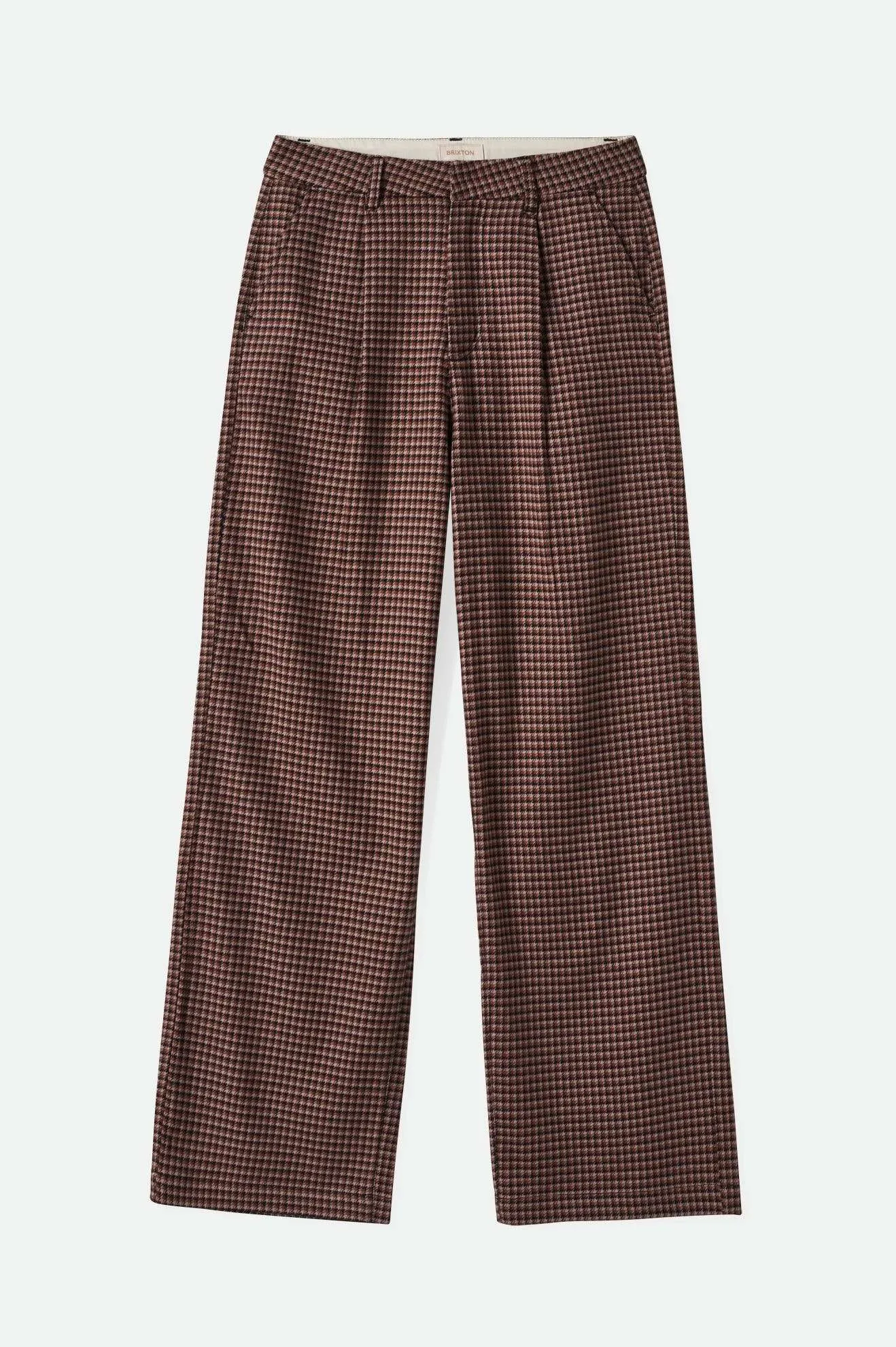 Ludlow Trouser Pant - Pinecone Brown Houndstooth sold by Brixton