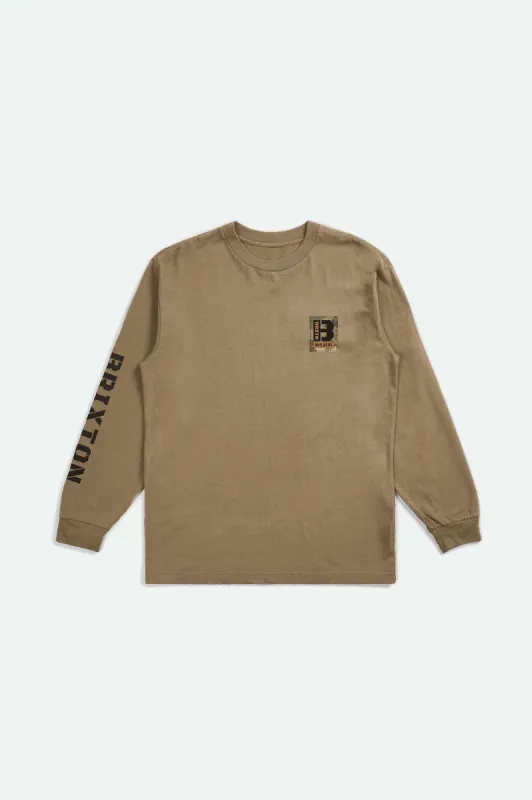 Builders L/S Standard T-Shirt - Tiger's Eye made by Brixton
