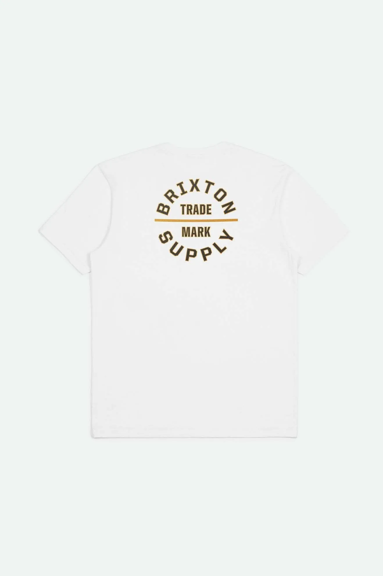 Oath V S/S Standard T-Shirt - White/Washed Black/Gold sold by Brixton product image thumbnail 2