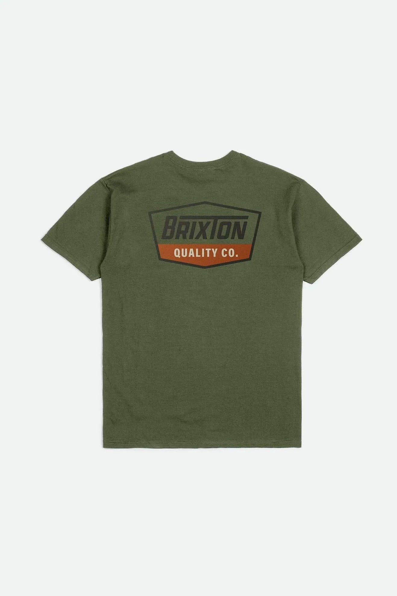 Regal S/S Standard T-Shirt - Ivy Green/Washed Black/Rust sold by Brixton product image thumbnail 2