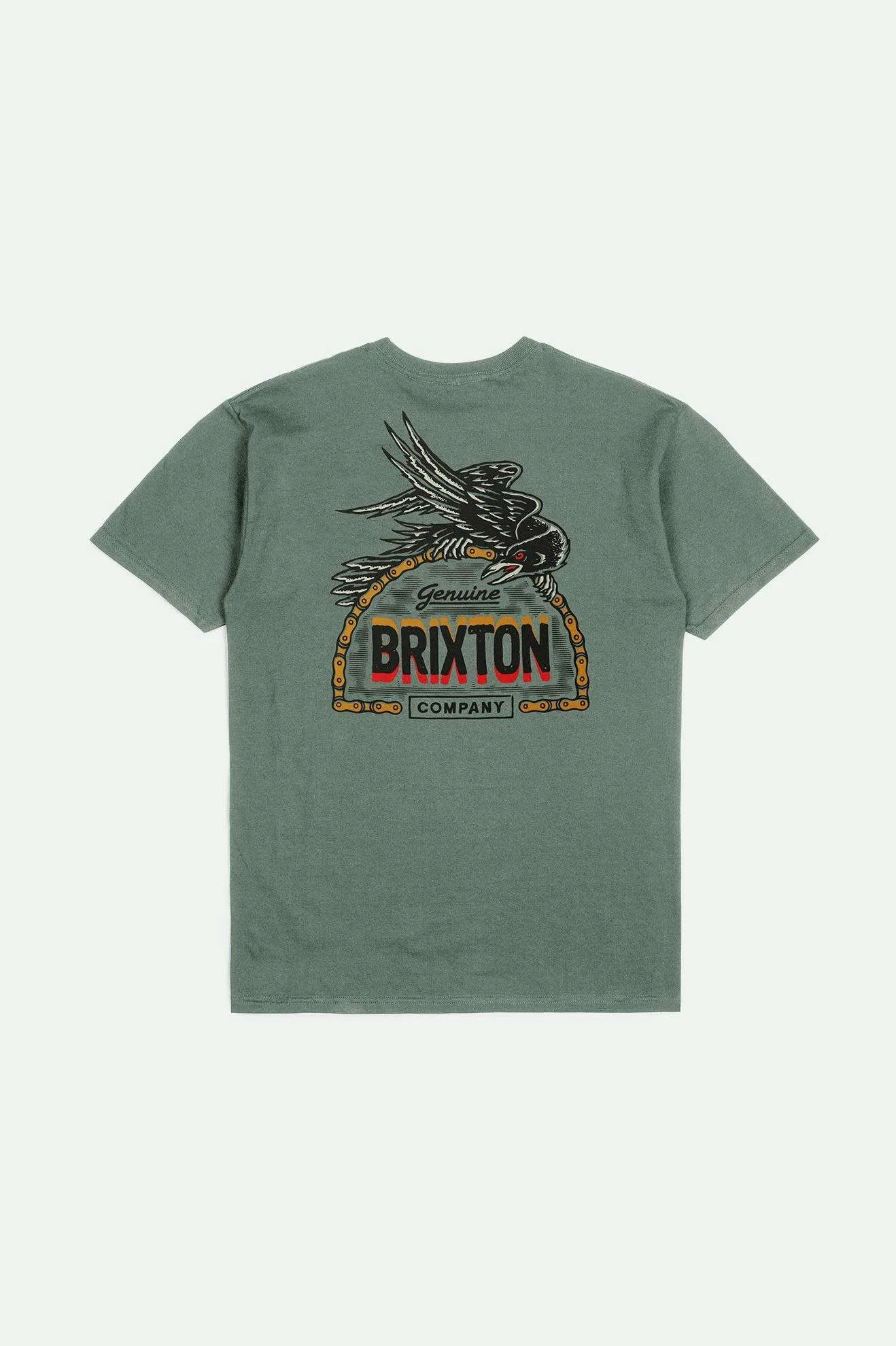 Raven S/S Tailored T-Shirt - Laurel Wreath sold by Brixton product image thumbnail 2