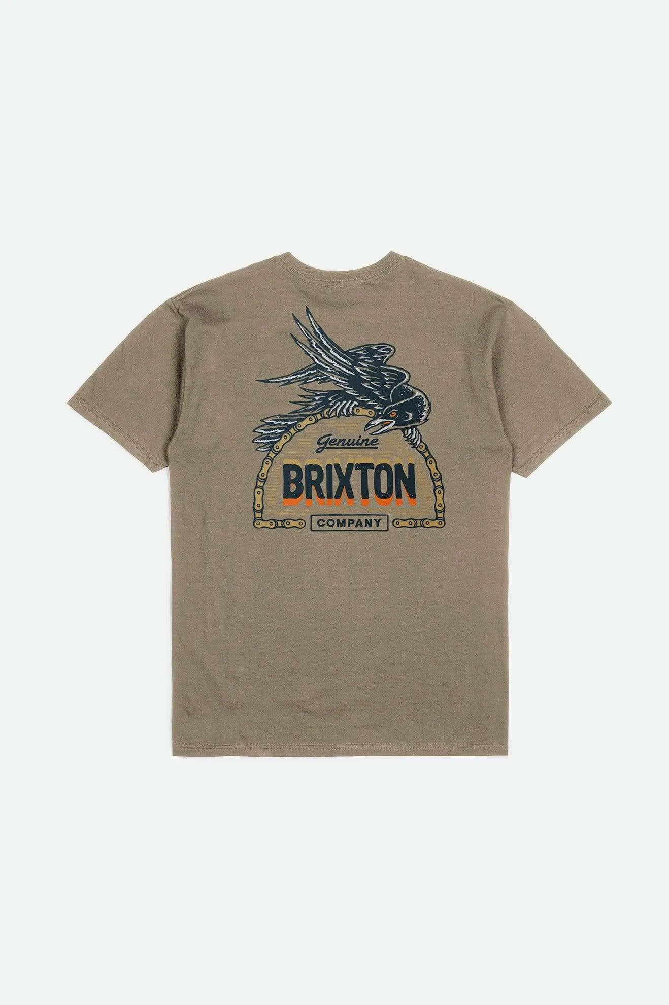 Raven S/S Tailored T-Shirt - Oatmeal sold by Brixton product image thumbnail 2