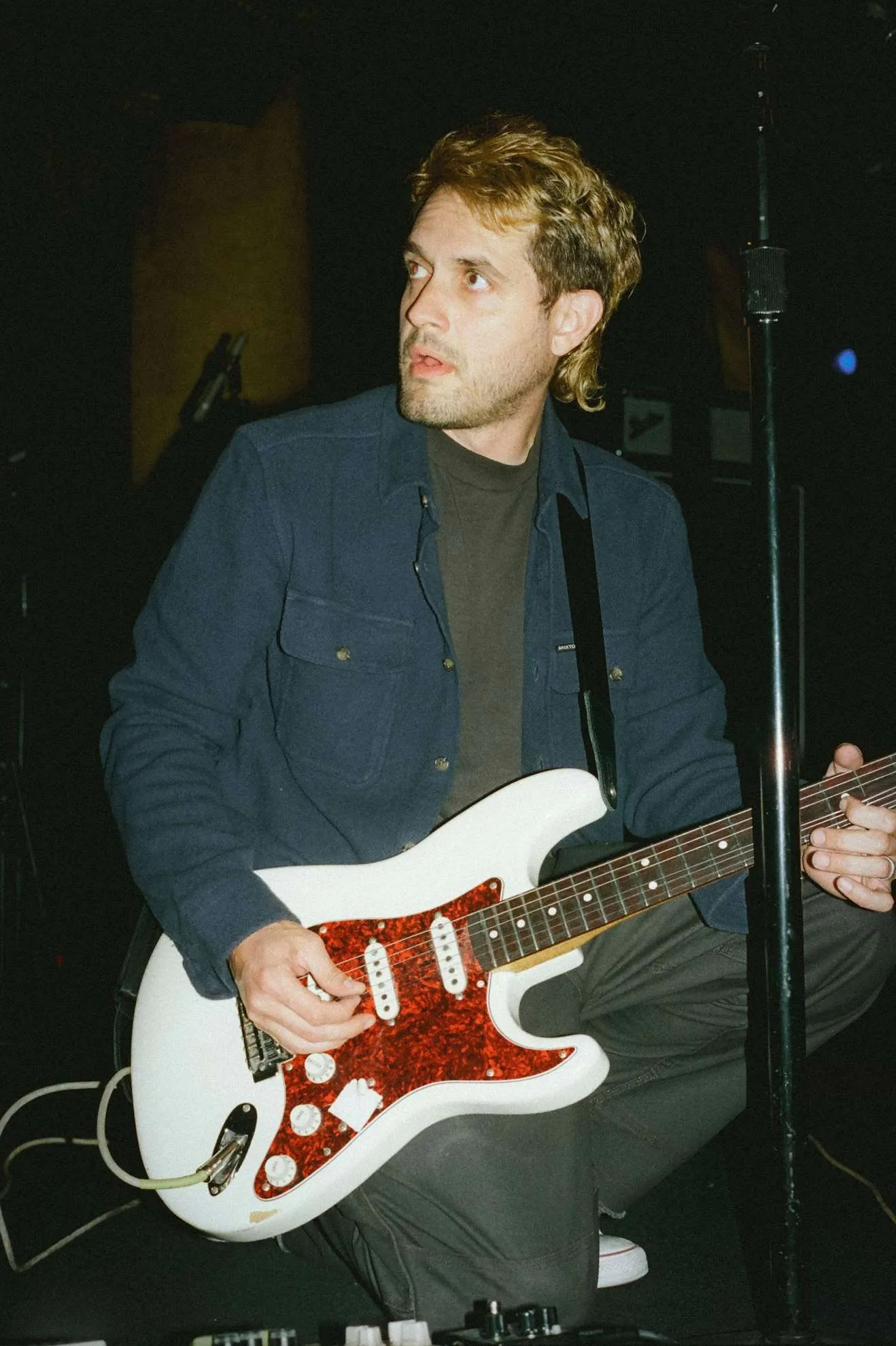 Bowery Textured Loop Twill L/S Overshirt - Washed Navy sold by Brixton product image thumbnail 5