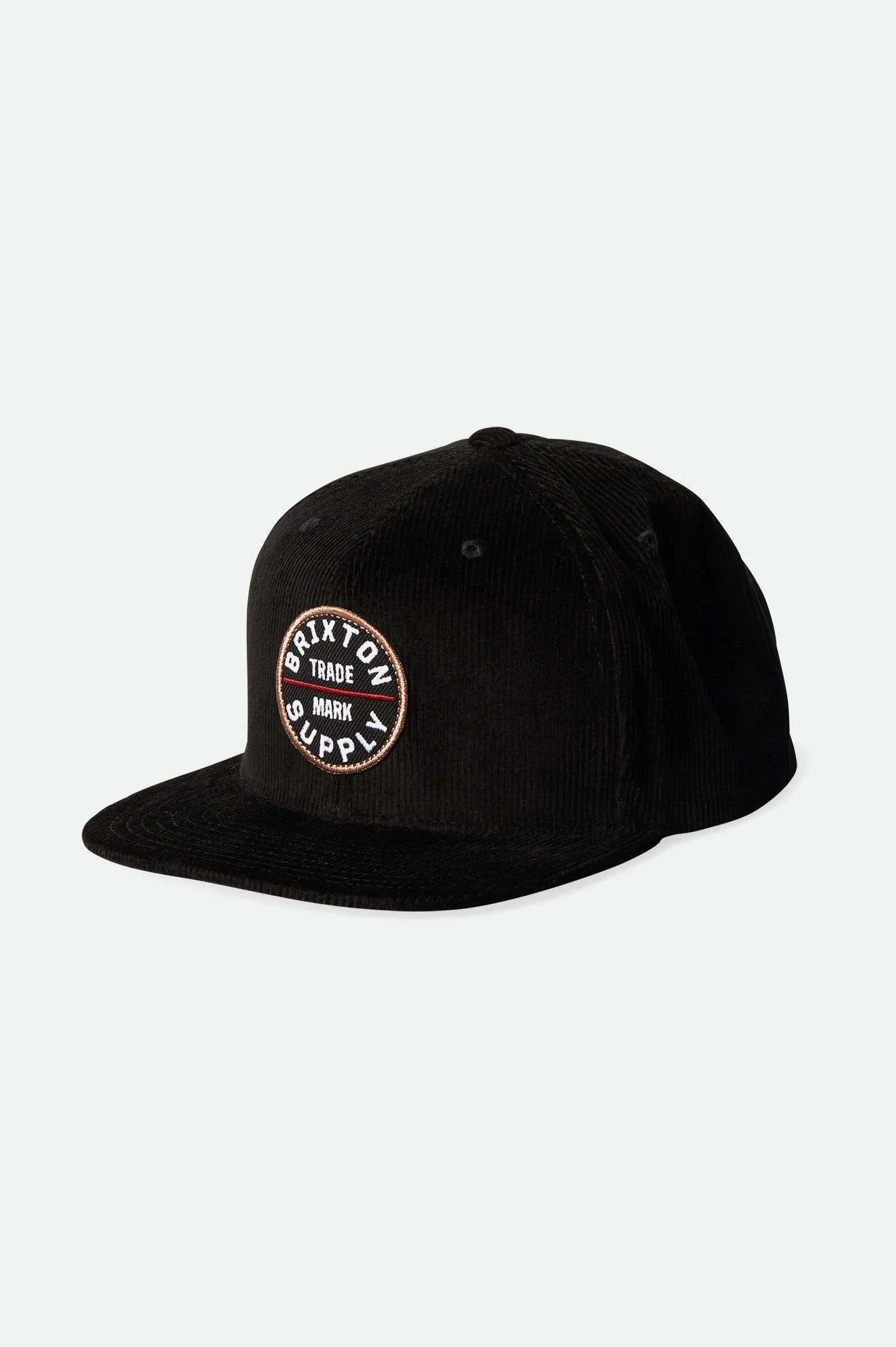 Oath III Snapback - Black Cord sold by Brixton