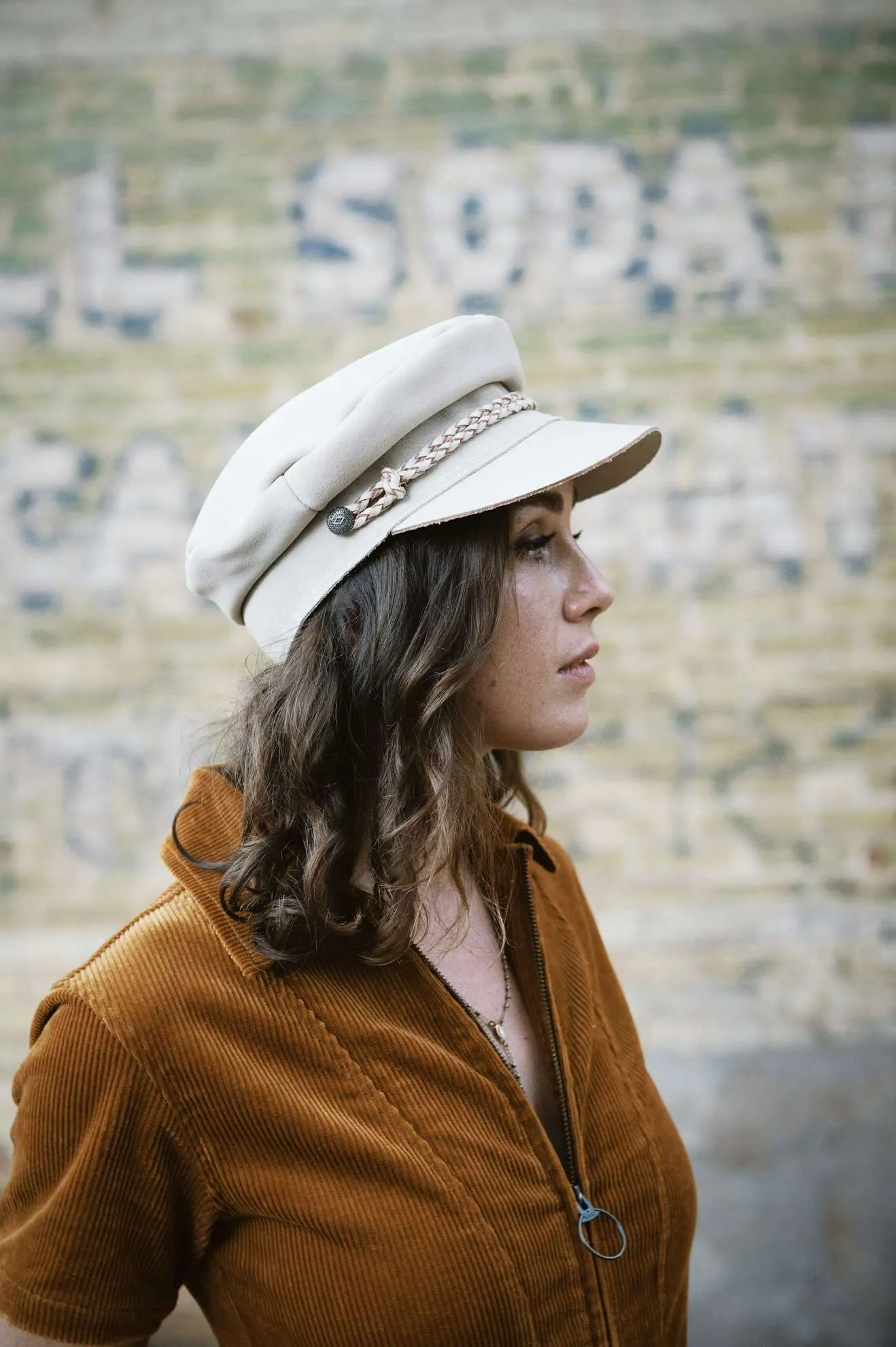 Kayla Reserve Cap - Cream/Cream sold by Brixton product image thumbnail 4