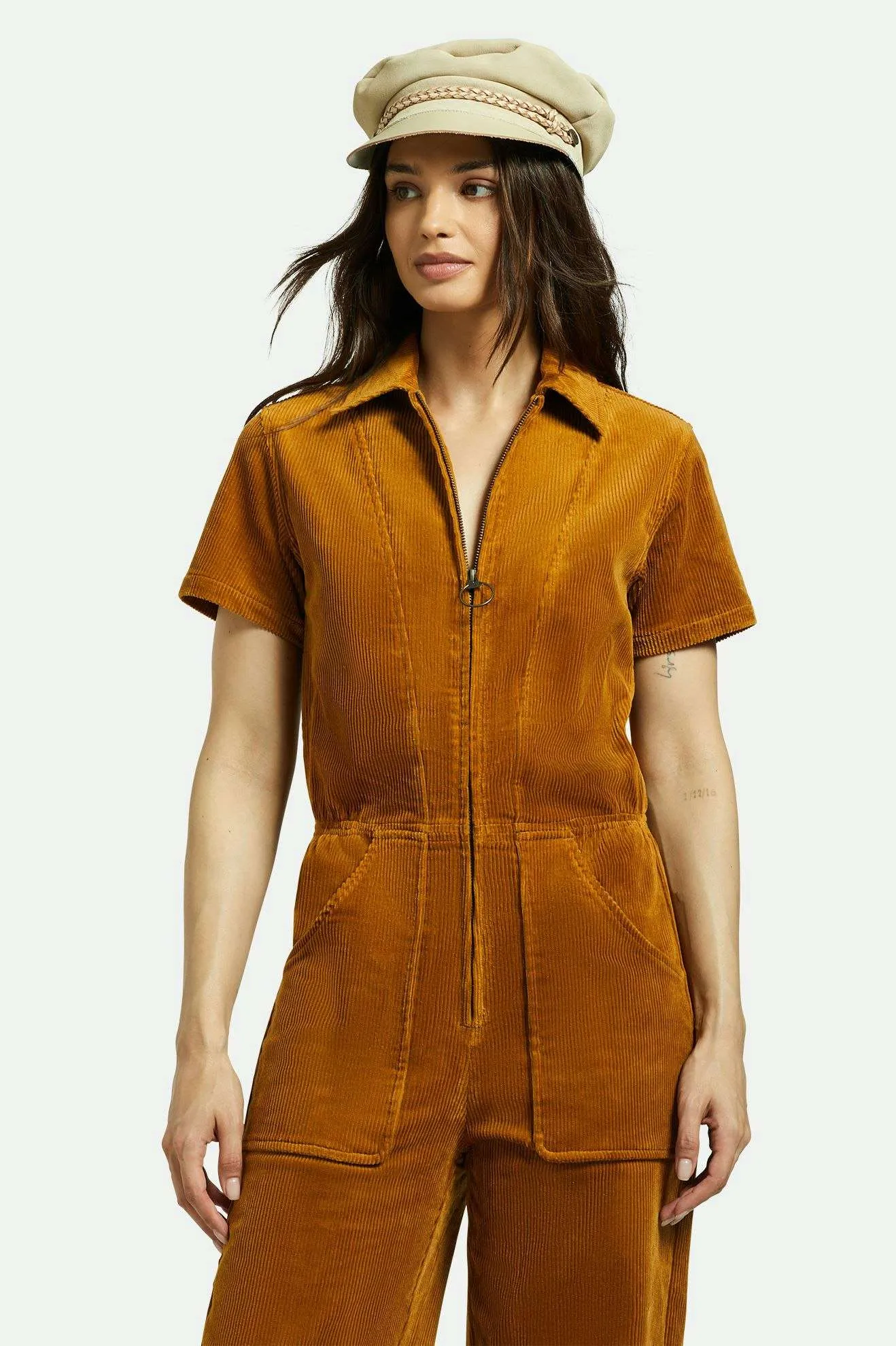 Kayla Reserve Cap - Cream/Cream sold by Brixton product image thumbnail 2