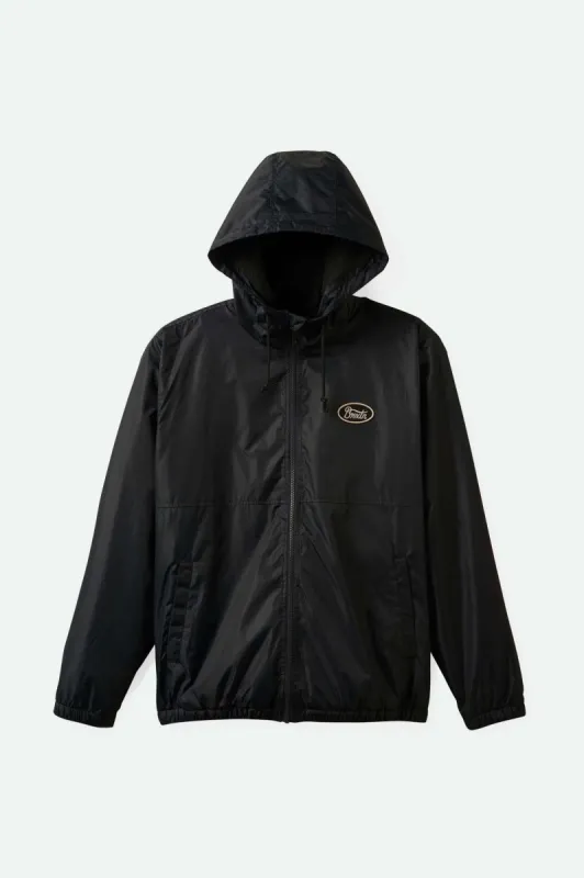 Claxton Parsons Arctic Fleece Lined Jacket - Black sold by Brixton