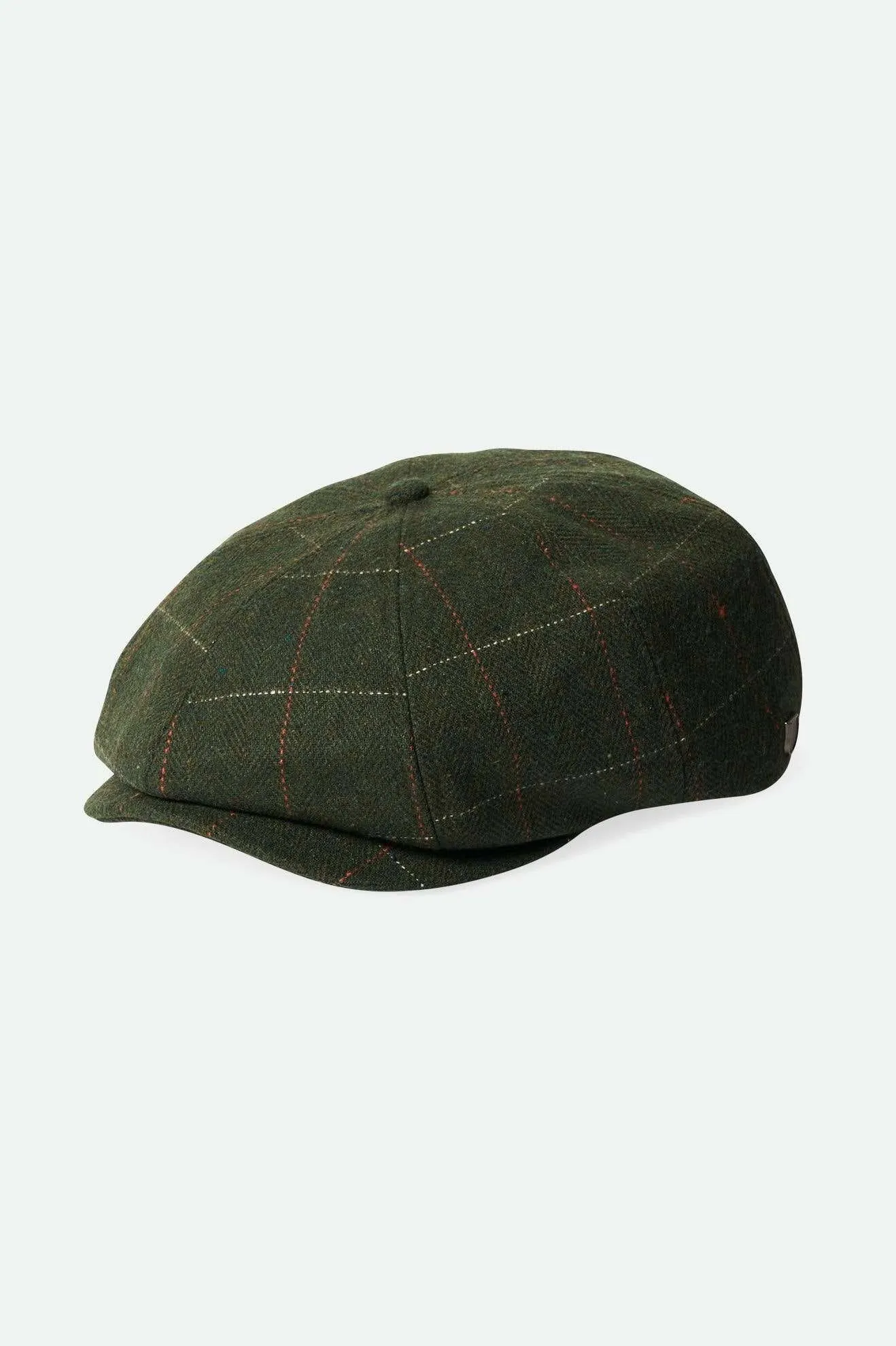 Brood Newsboy Cap - Moss/Orange sold by Brixton