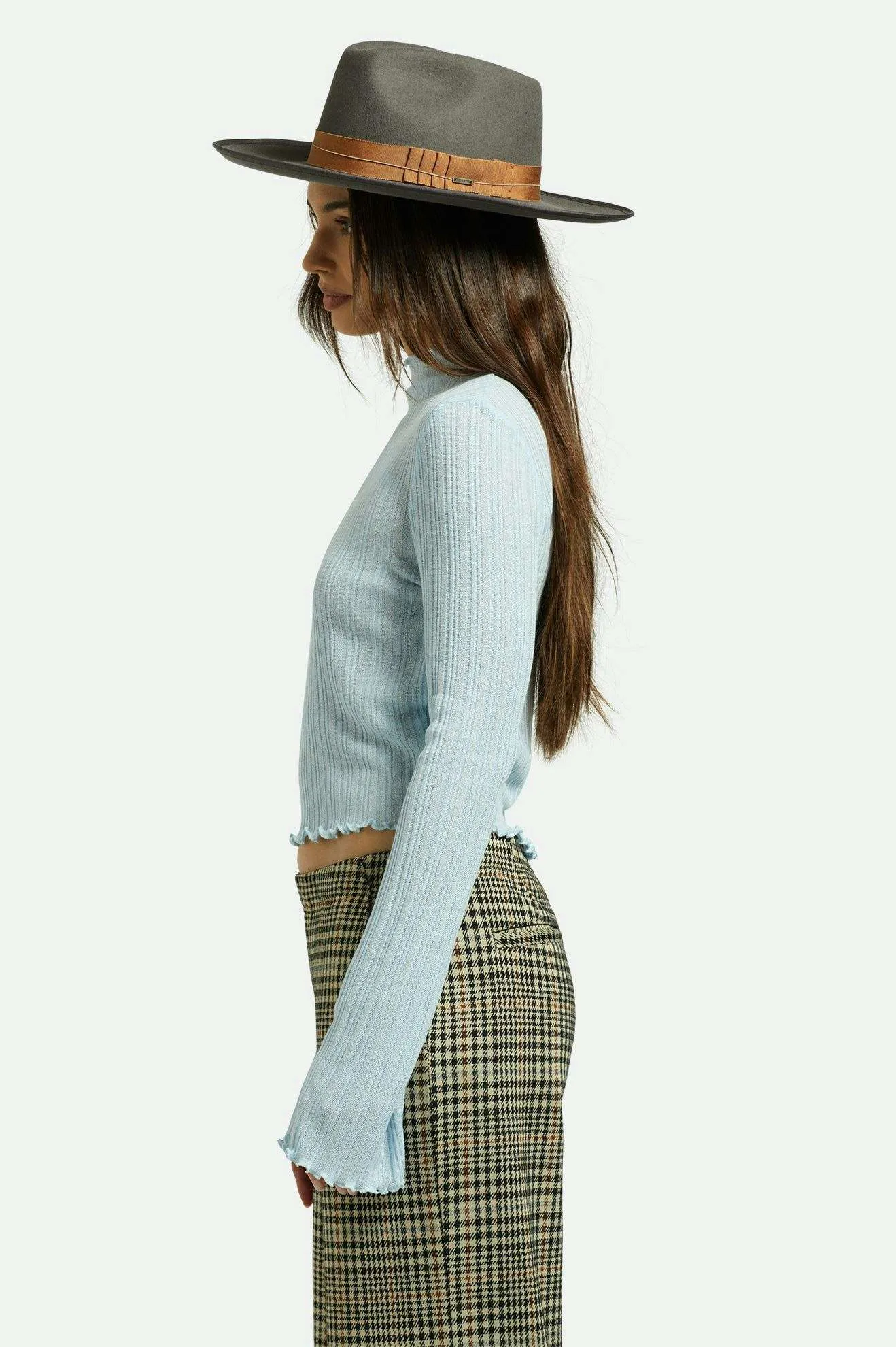 Reno Fedora - Dark Grey/Copper sold by Brixton product image thumbnail 3