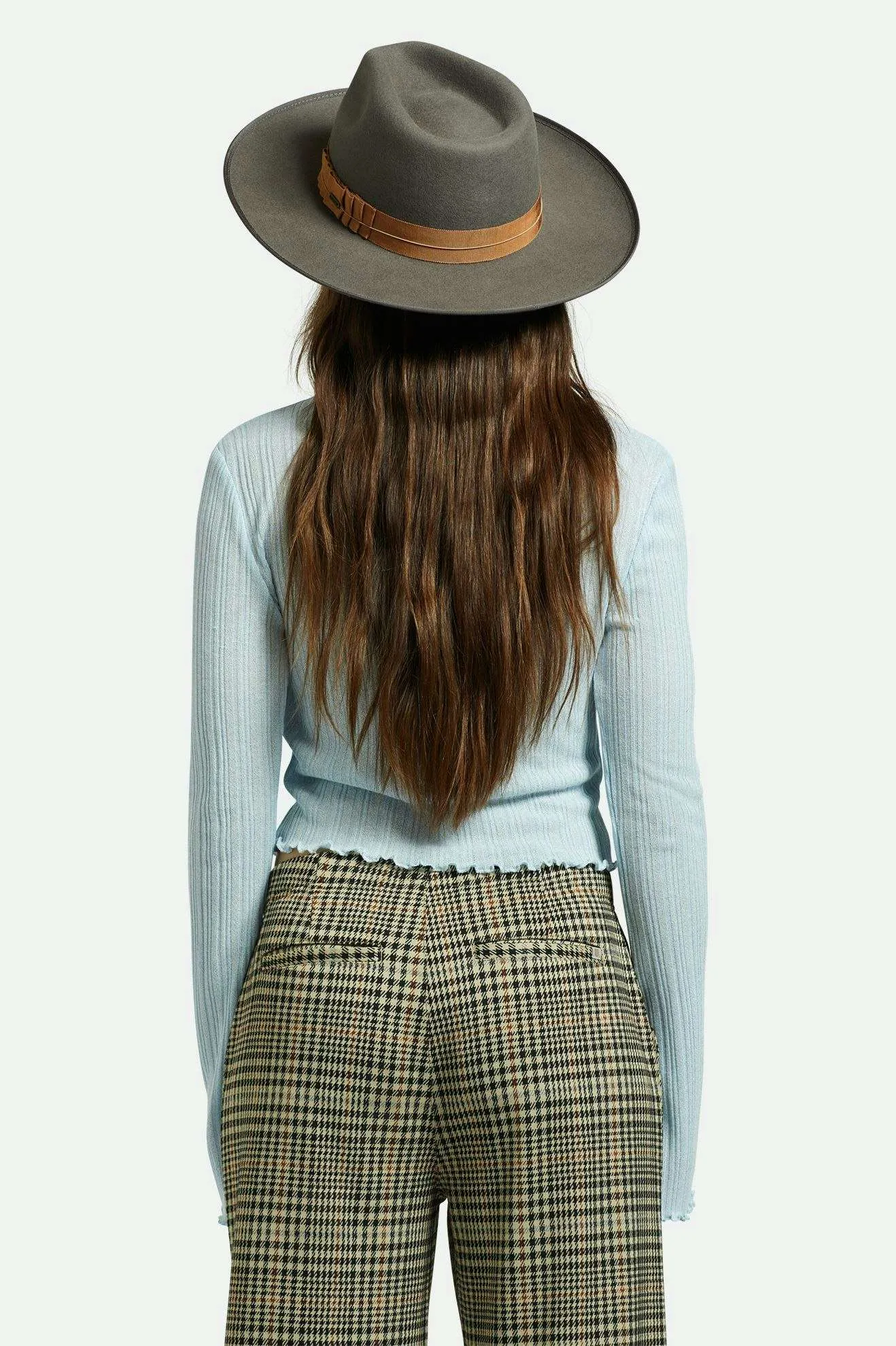 Reno Fedora - Dark Grey/Copper sold by Brixton product image thumbnail 5