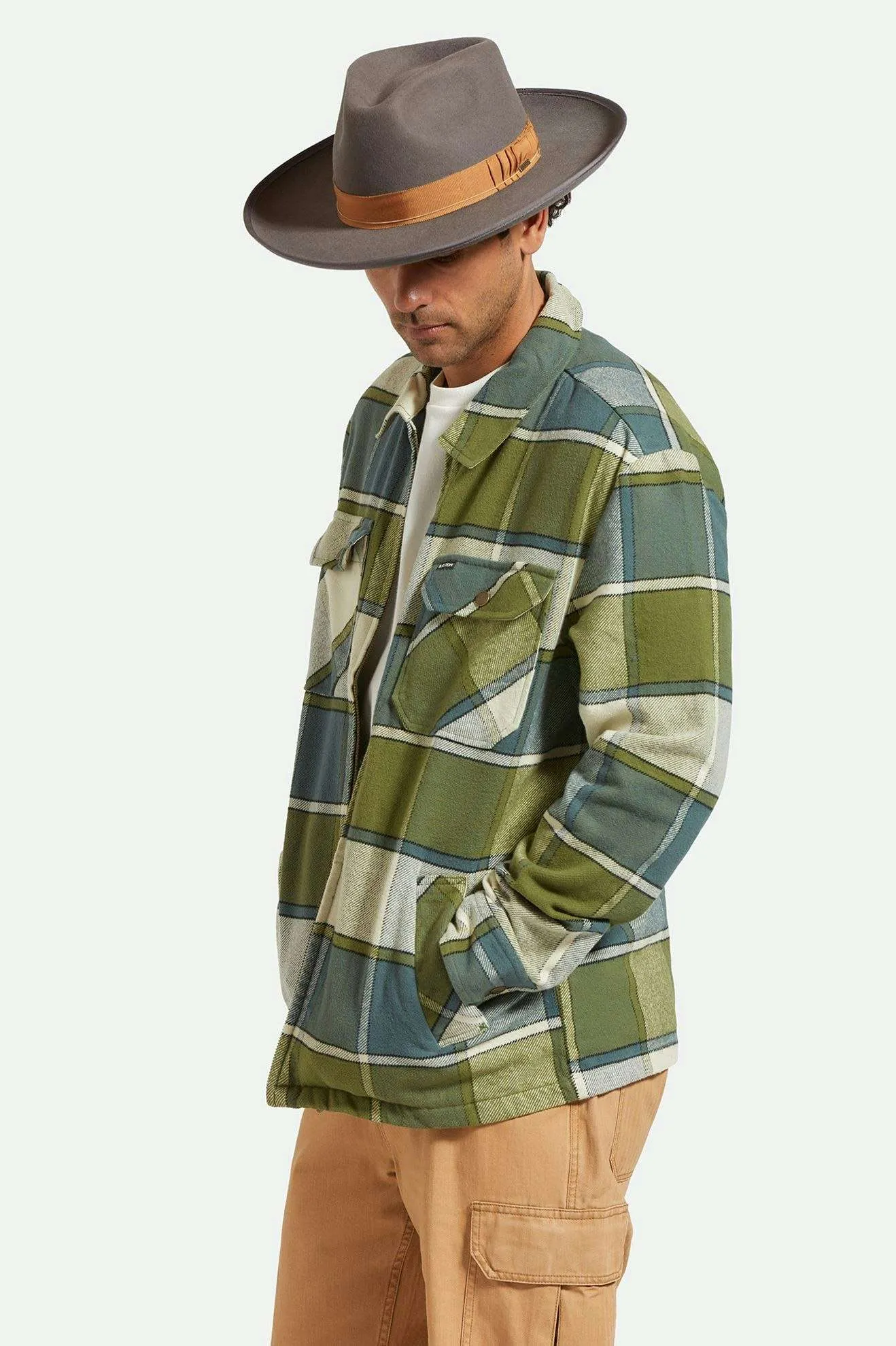 Reno Fedora - Dark Grey/Copper sold by Brixton product image thumbnail 2