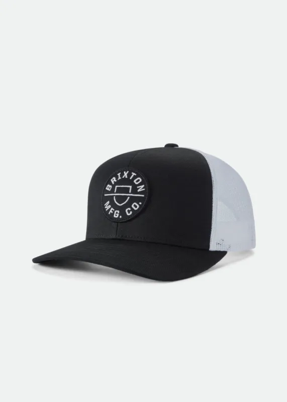 Crest MP Mesh Cap - Black sold by Brixton