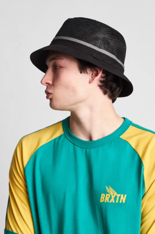 Hardy Bucket Hat - Black/Grey sold by Brixton