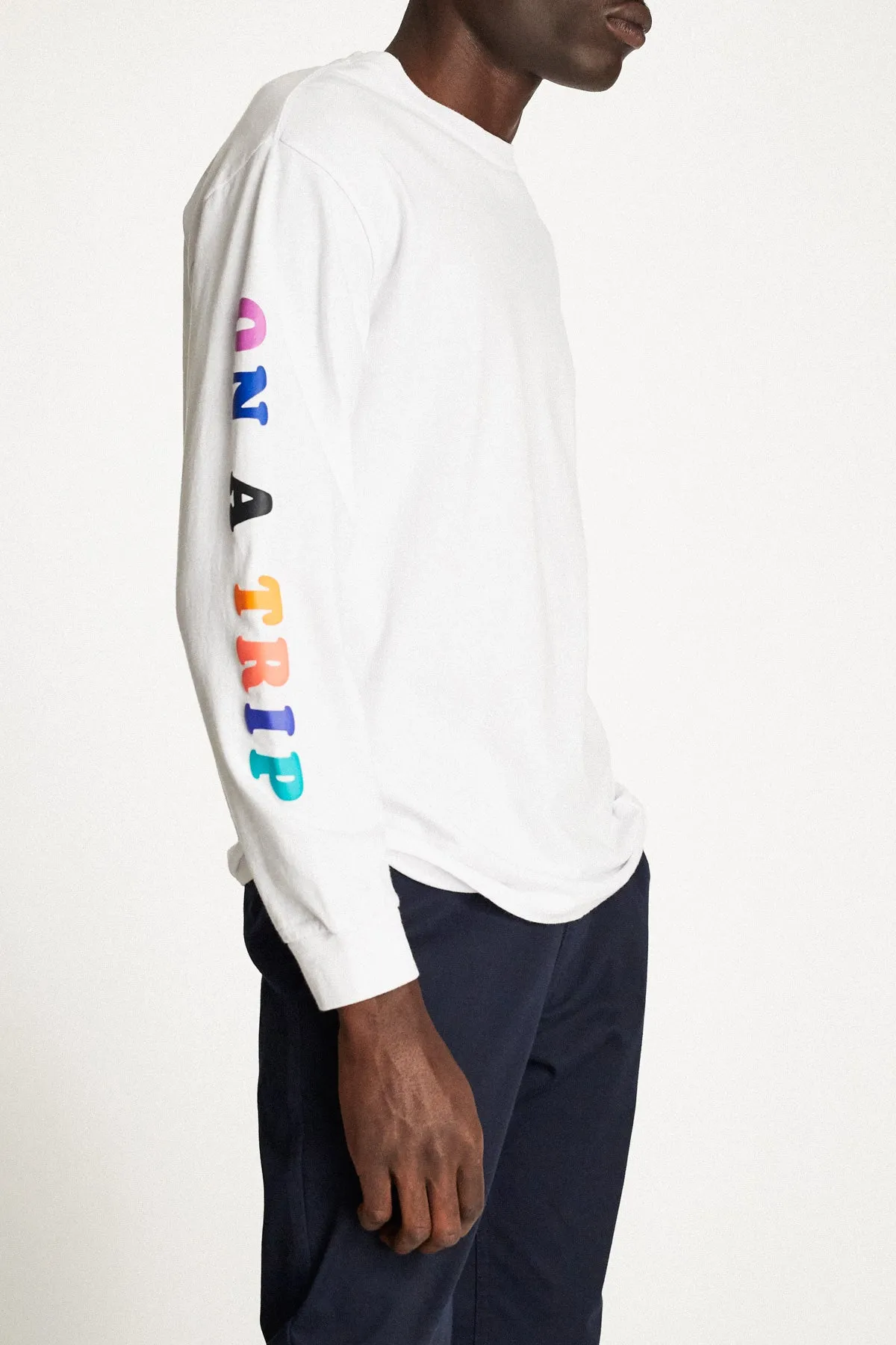 Trippin II L/S Standard Tee - White sold by Brixton product image thumbnail 4