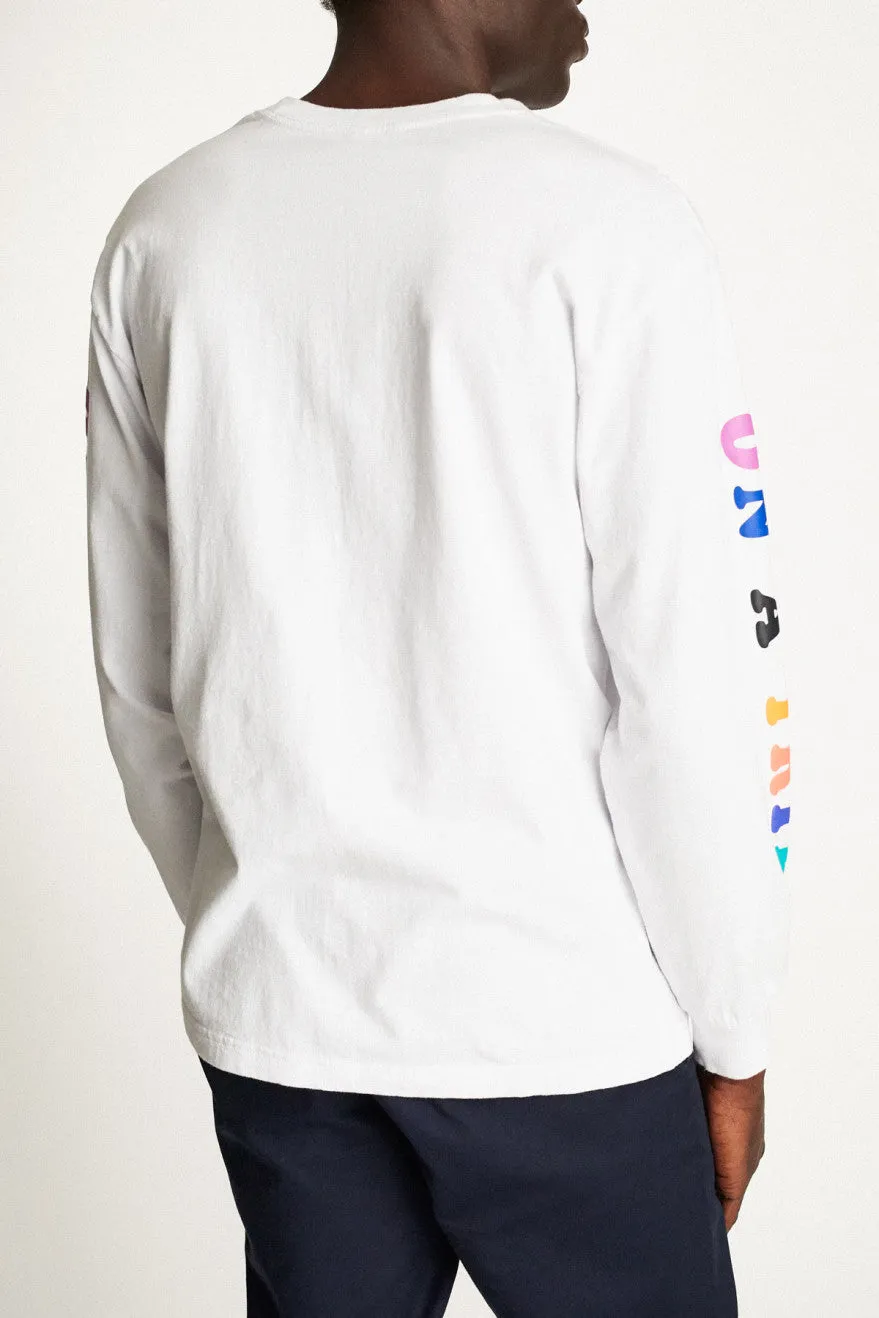 Trippin II L/S Standard Tee - White sold by Brixton product image thumbnail 3