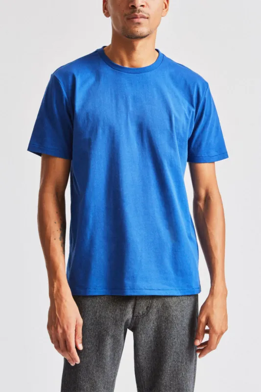 Basic S/S Premium Tee - Monaco Blue sold by Brixton