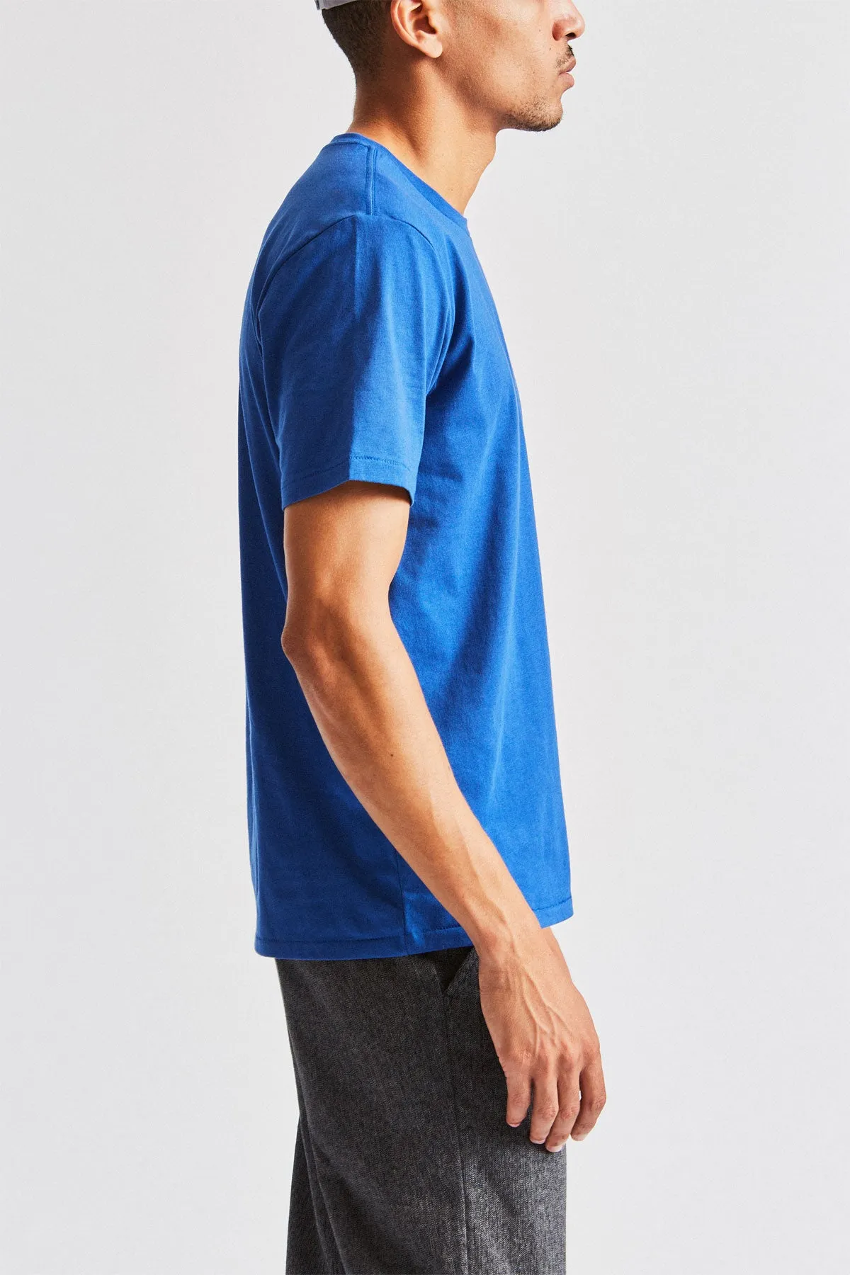 Basic S/S Premium Tee - Monaco Blue sold by Brixton product image thumbnail 4