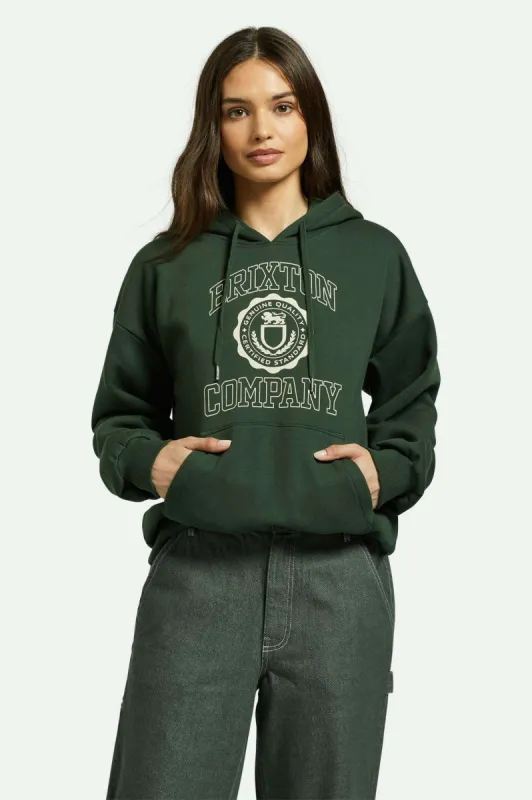 University Women's Hoodie - Deep Forest sold by Brixton