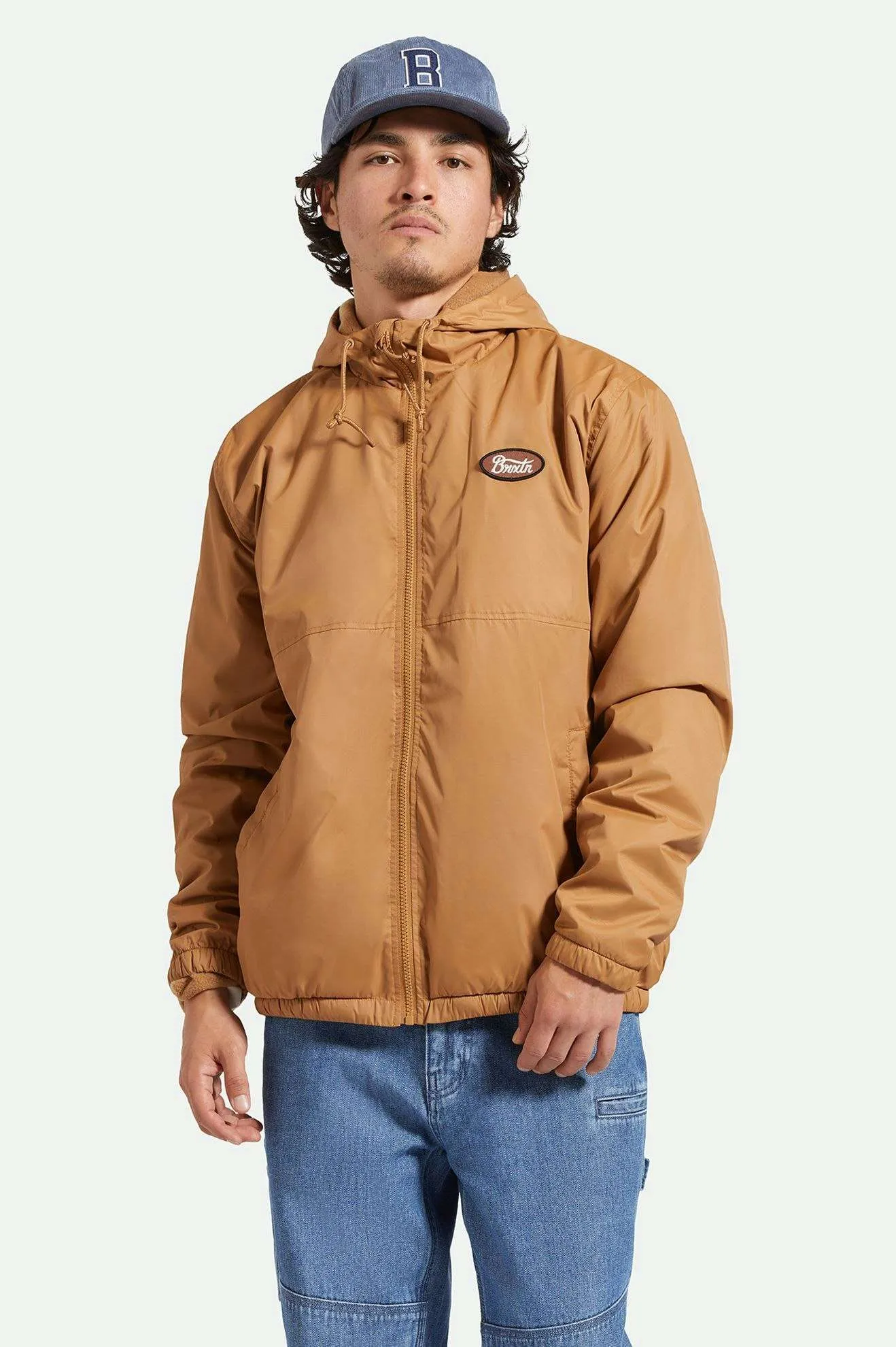Claxton Parsons Arctic Fleece Lined Jacket - Tobacco Brown sold by Brixton product image thumbnail 2