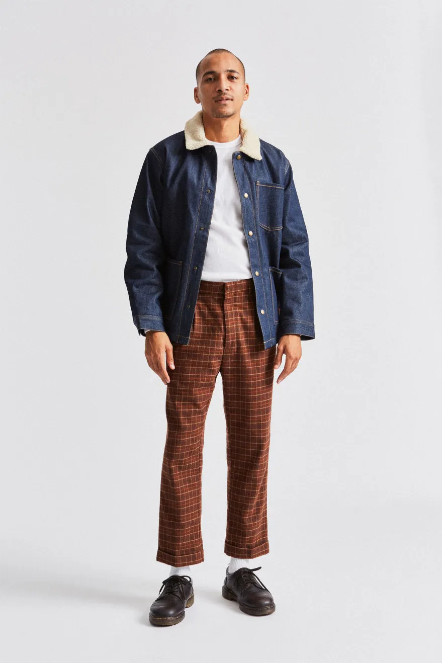 Yard Sherpa Denim Jacket - Raw Indigo sold by Brixton product image thumbnail 3