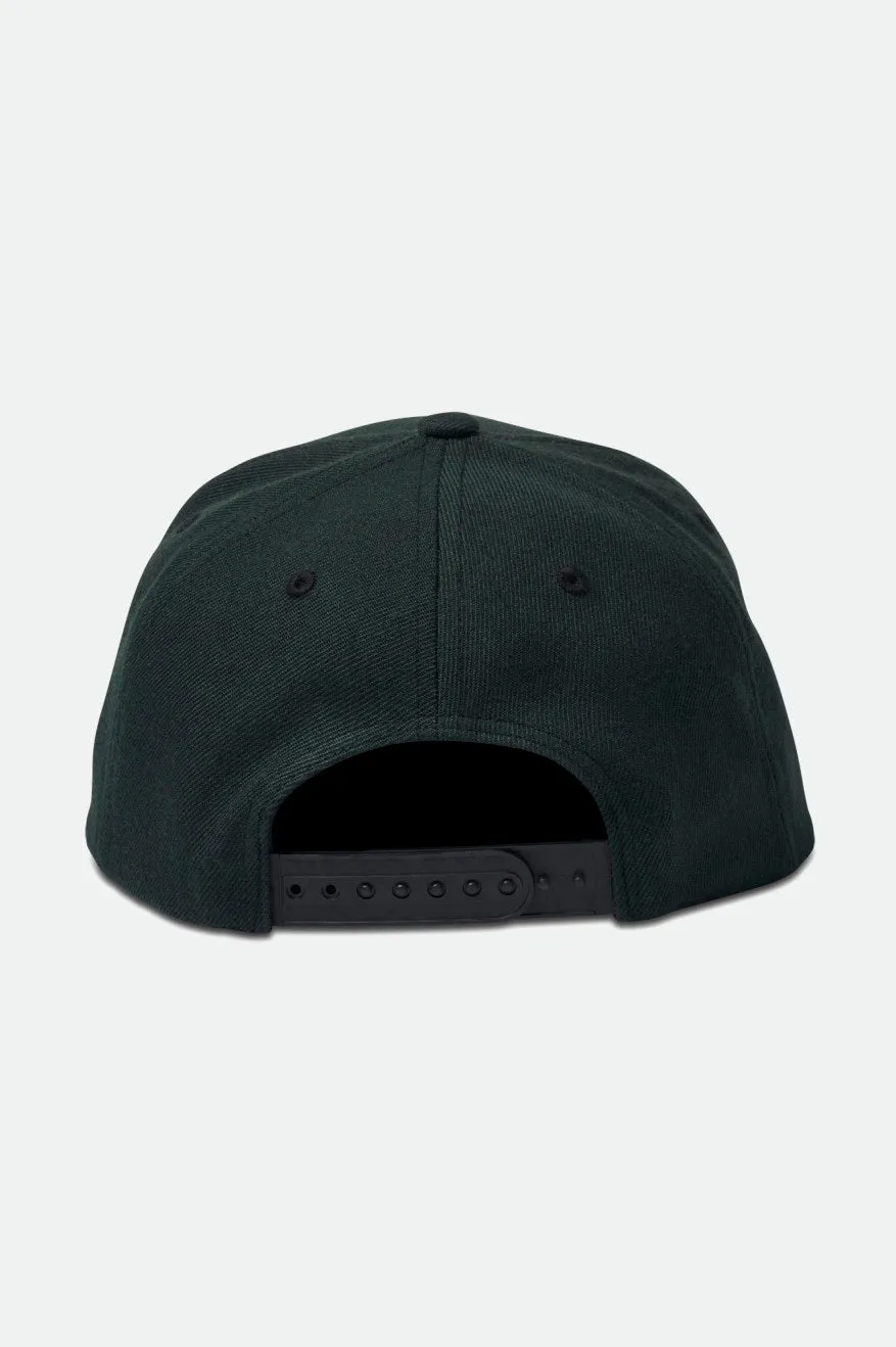 Crest C Netplus Snapback - Black sold by Brixton product image thumbnail 2