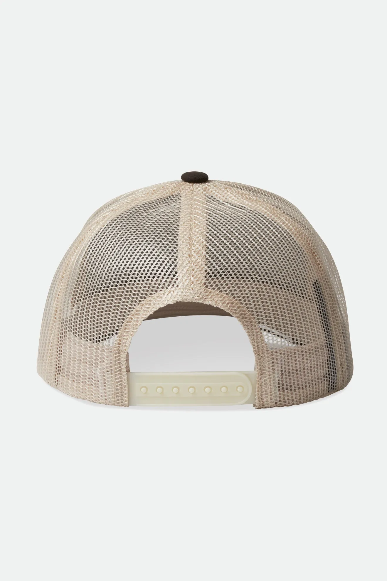 Rival Stamp NetPlus MP Trucker Hat - Deep Brown/Off White sold by Brixton product image thumbnail 2