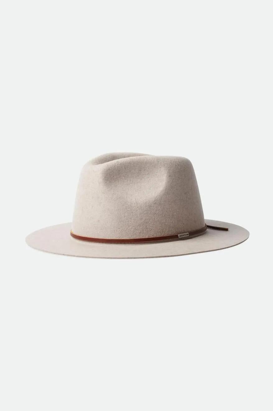 Wesley Fedora - Heather Stone sold by Brixton
