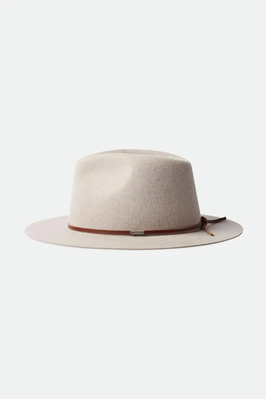 Wesley Fedora - Heather Stone sold by Brixton product image thumbnail 3