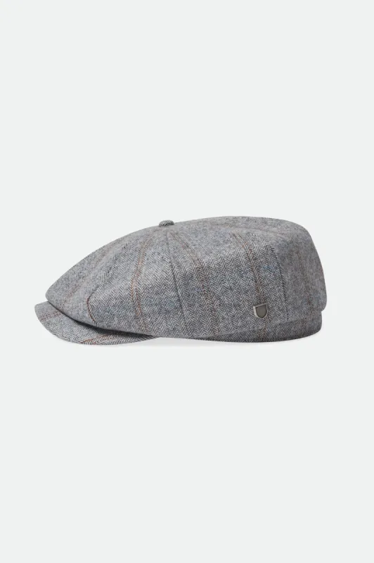 Brood Baggy Snap Cap - Pebble/Off White sold by Brixton