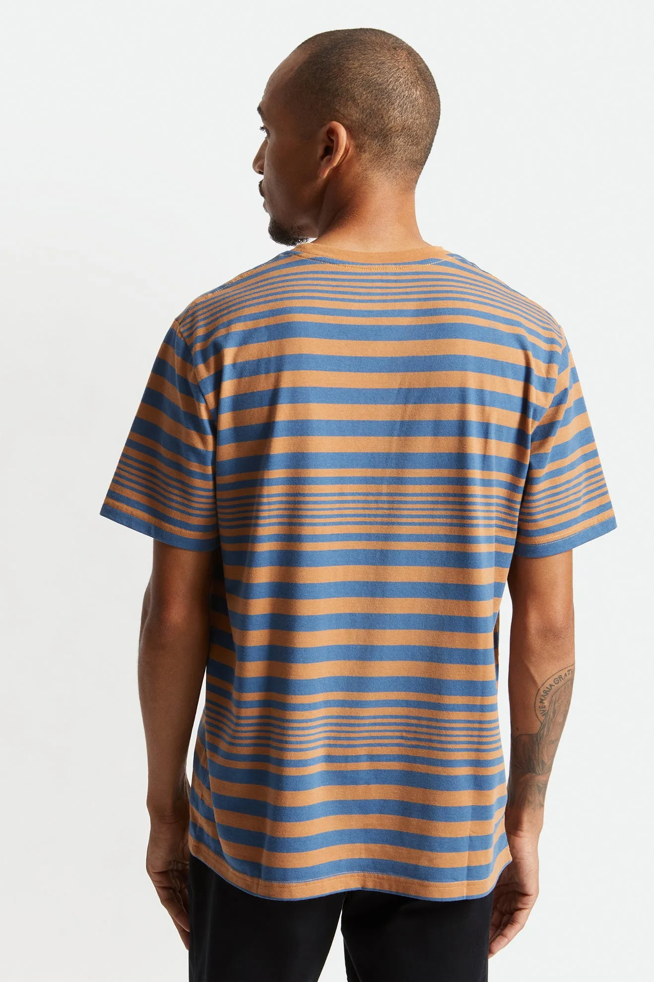 Hilt Shield S/S Knit - Joe Blue/Lion sold by Brixton product image thumbnail 5