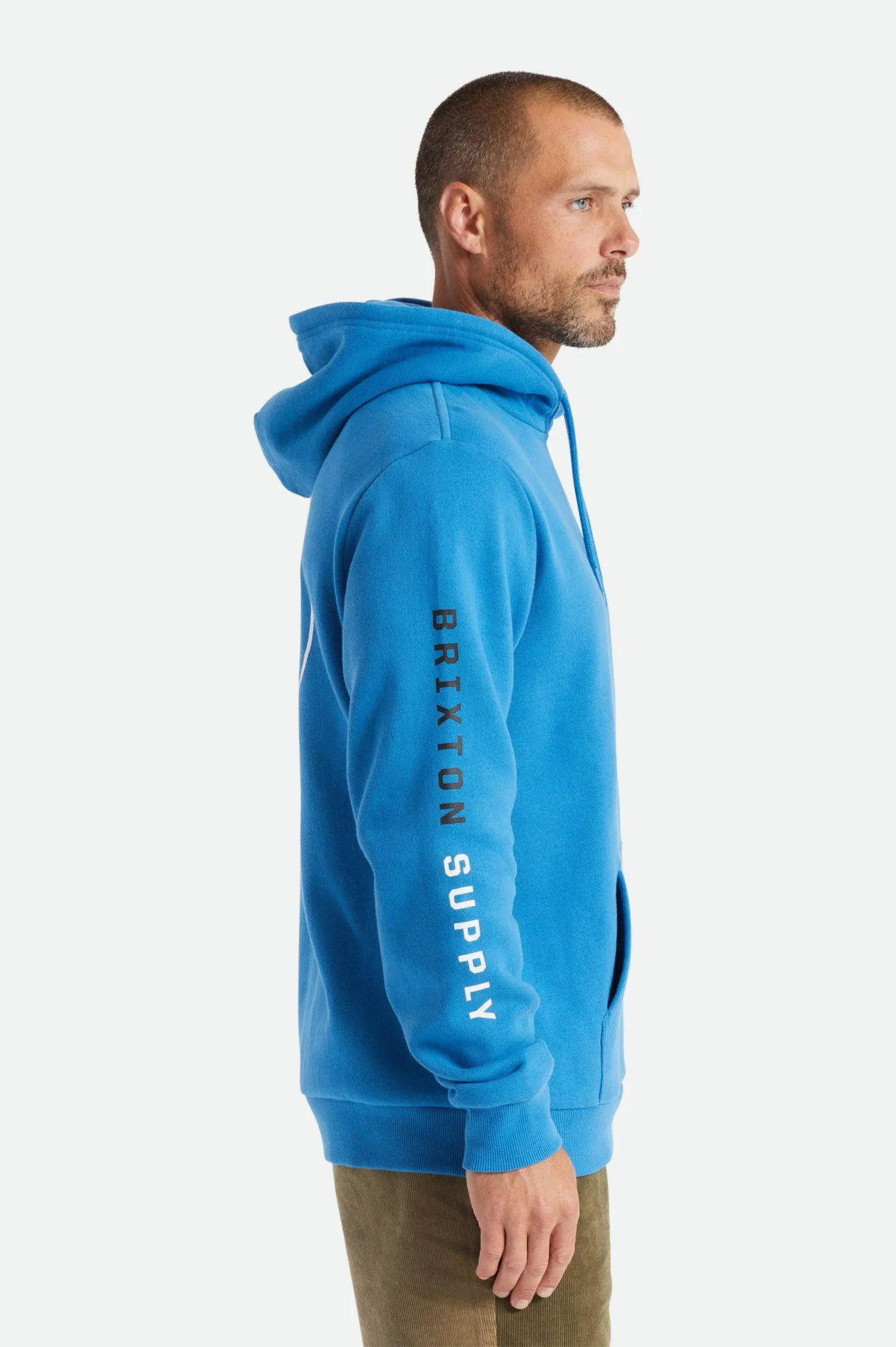 Crest Hood - Sky Blue sold by Brixton product image thumbnail 4