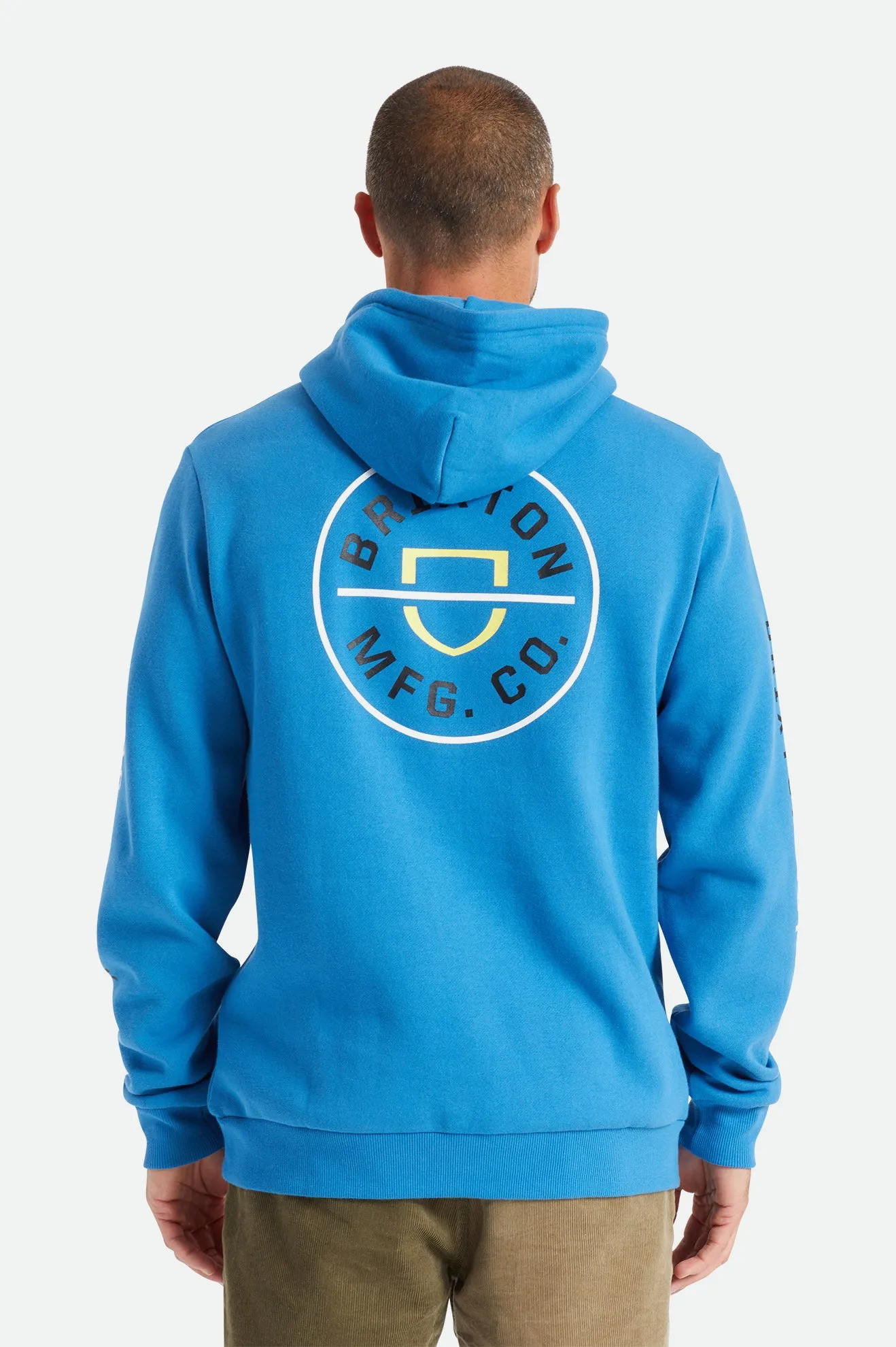 Crest Hood - Sky Blue sold by Brixton product image thumbnail 5
