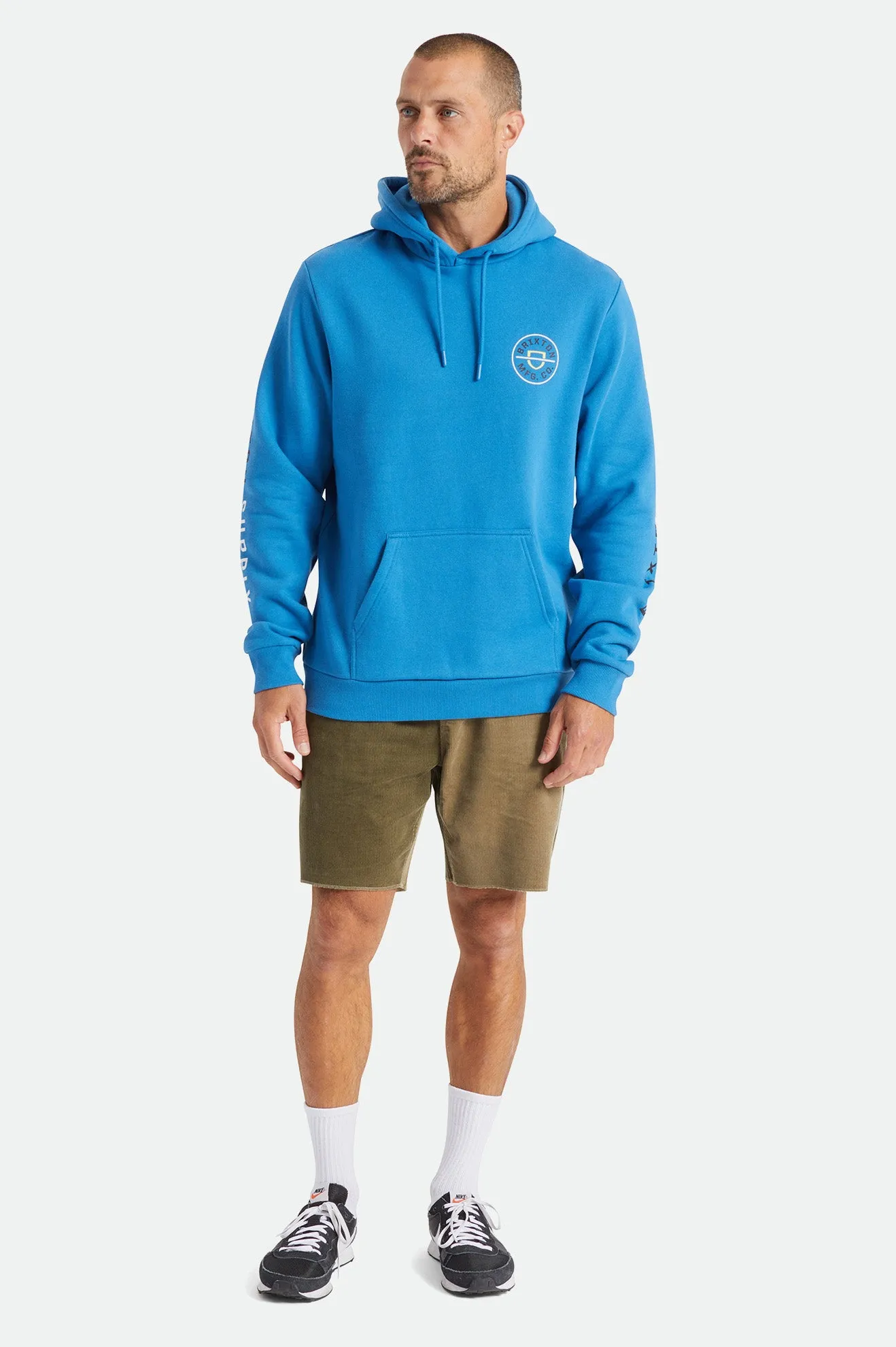 Crest Hood - Sky Blue sold by Brixton product image thumbnail 3