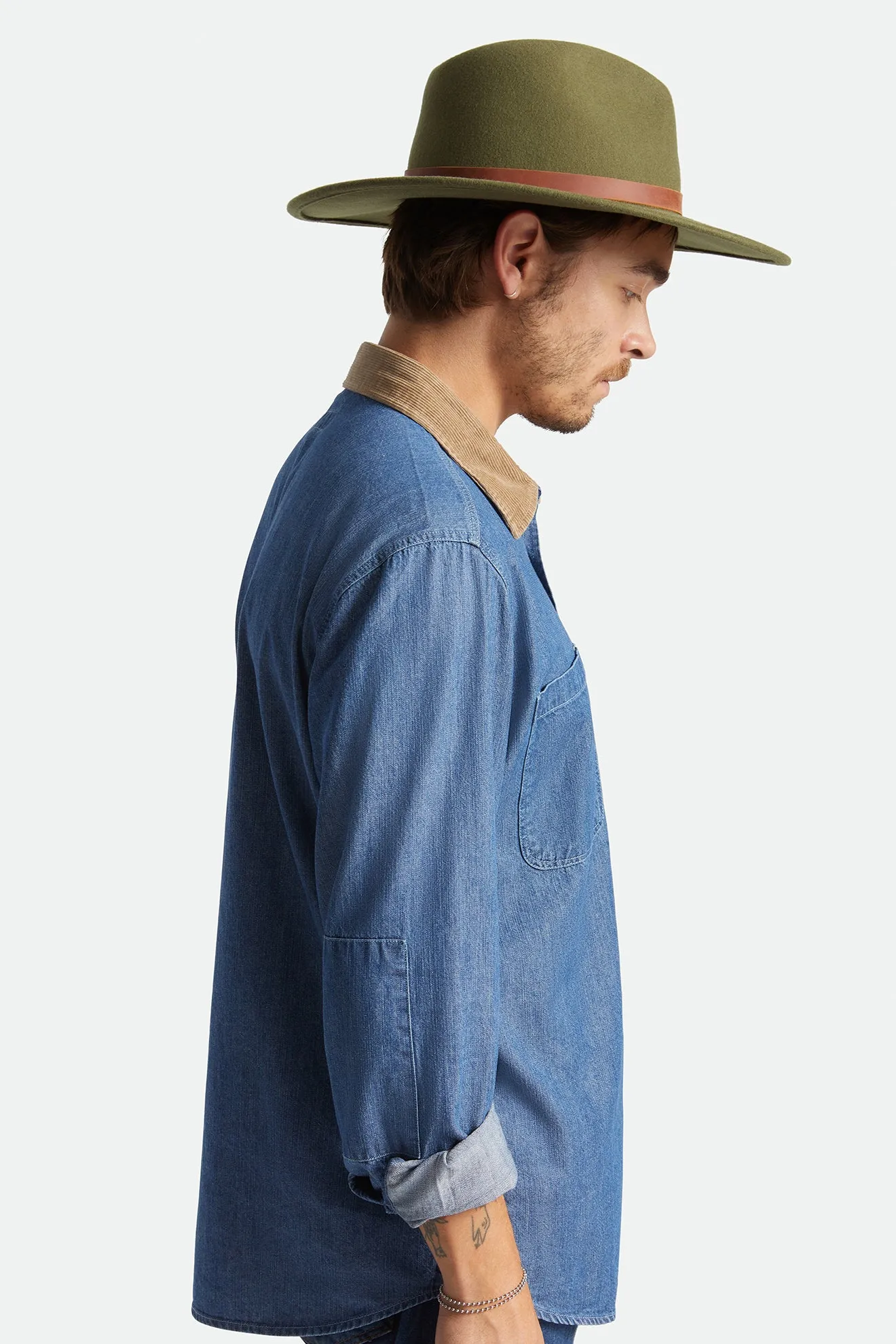Field Proper Hat - Military Olive sold by Brixton product image thumbnail 4