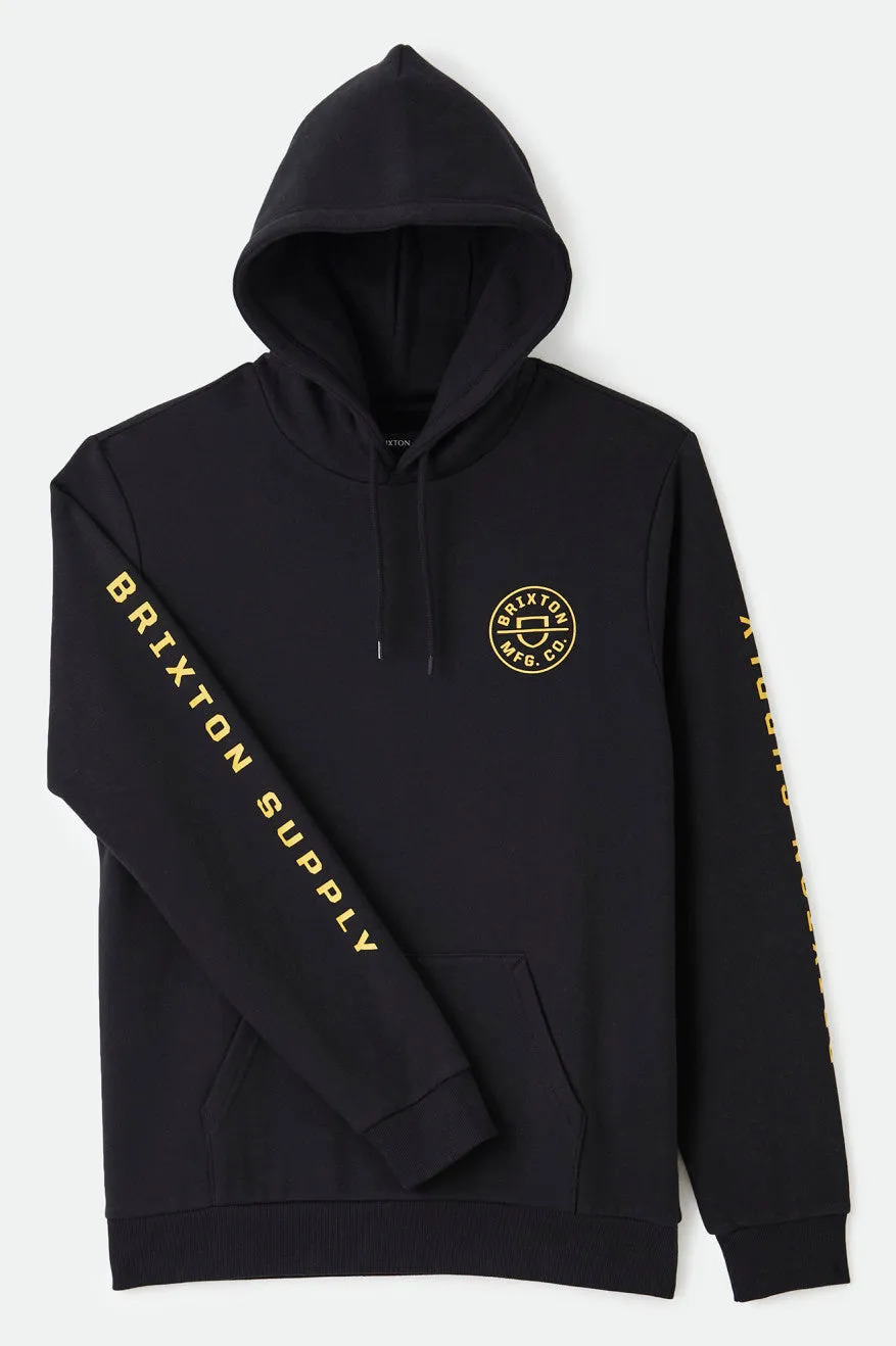 Crest Hood - Black sold by Brixton product image thumbnail 5