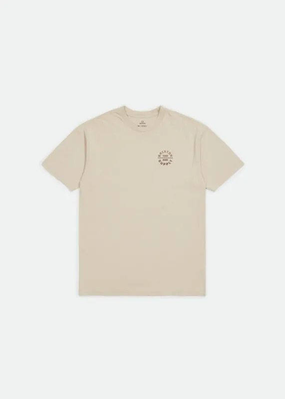 Oath V S/S Standard Tee - Natural/Gradient sold by Brixton