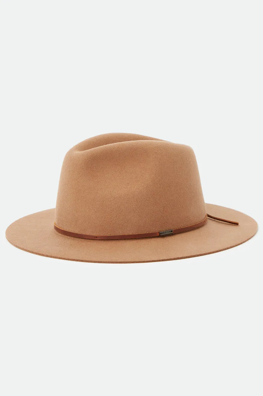 Wesley Fedora - Tan sold by Brixton
