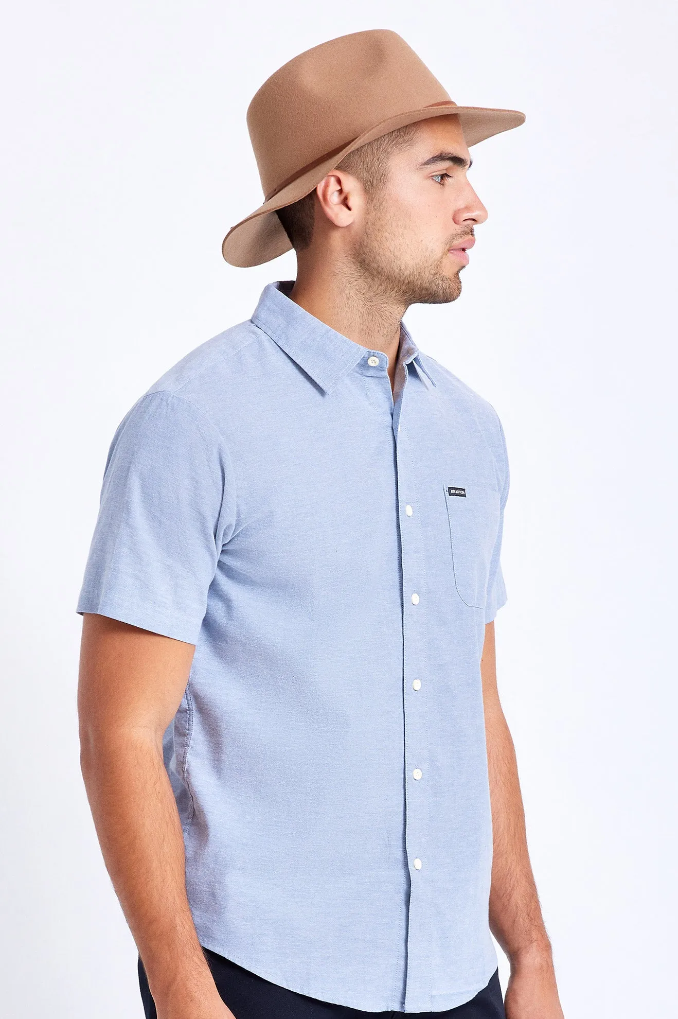 Wesley Fedora - Tan sold by Brixton product image thumbnail 4