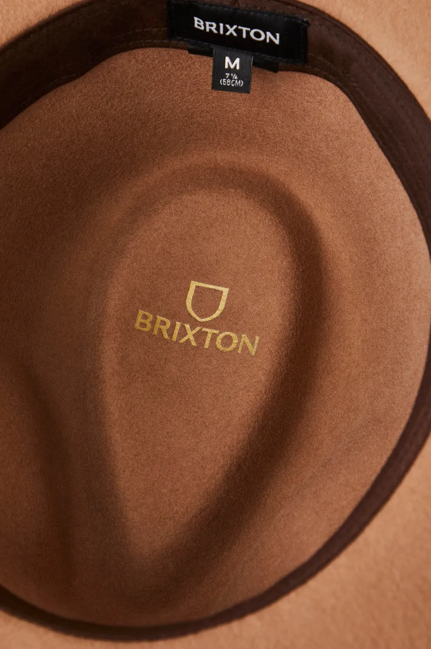 Wesley Fedora - Tan sold by Brixton product image thumbnail 2